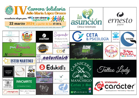 Carrera solidaria del CEIP Julio María López Orozco